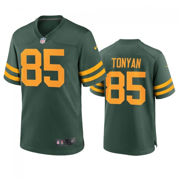 Green Bay Packers Robert Tonyan Green Alternate Game Jersey 50s Classic