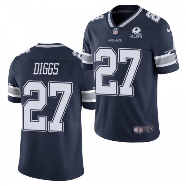 Cowboys Trevon Diggs 60th Anniversary Navy Vapor Limited Jersey