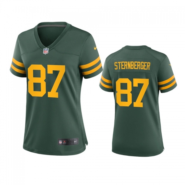 Women's Green Bay Packers Jace Sternberger Green Alternate Game Jersey 50s Classic