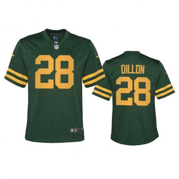 Youth Packers A.J. Dillon Green Alternate Game Jersey 50s Classic