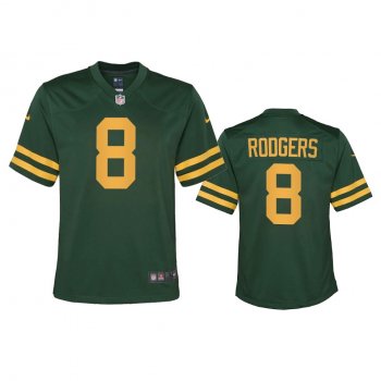 Youth Packers Amari Rodgers Green Alternate Game Jersey 50s Classic