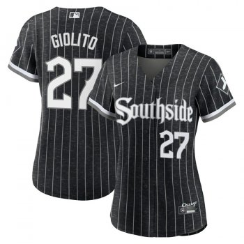 Women's Lucas Giolito Chicago White Sox 2021 City Connect Jersey New Black Stitched