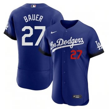 MLB Dodgers 27 Alex Verdugo Royal 2021 City Connect Flexbase Men Jersey