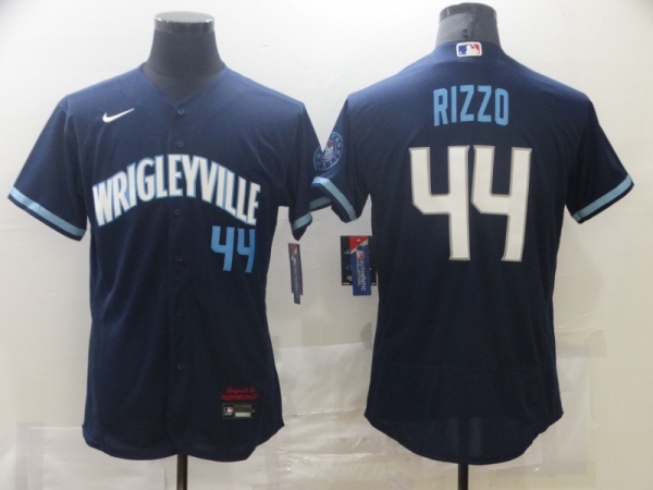 MLB Cubs Wrigleyville 44 RIZZO 2021 City Connect Flexbase Men Jersey