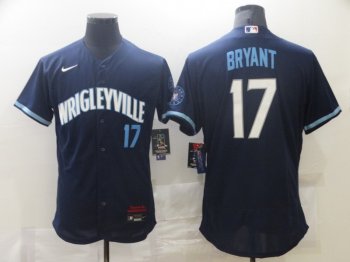 MLB Cubs Wrigleyville 17 Bryant 2021 City Connect Flexbase Men Jersey