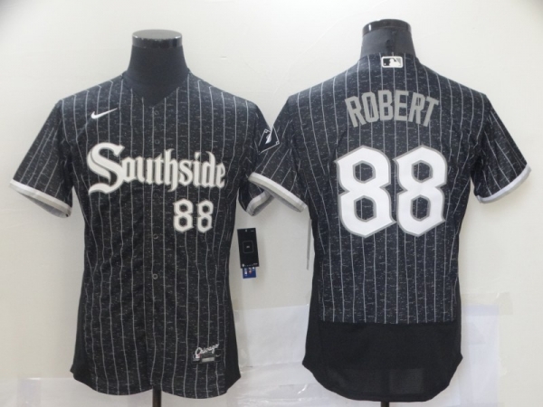 MLB White Sox 88 Luis Robert Southside 2021 New City Connect Flexbase Men Jersey