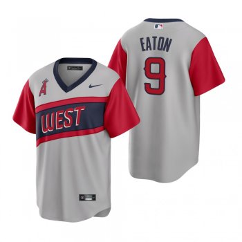 Men's Los Angeles Angels Adam Eaton Nike Gray 2021 Little League Classic Road Replica Jersey