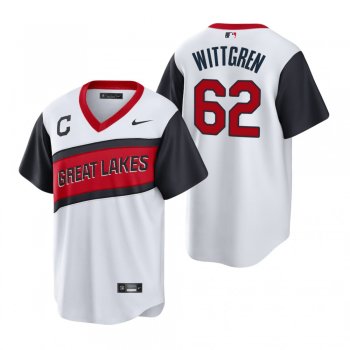 Cleveland Indians Nick Wittgren Nike White 2021 Little League Classic Home Replica Jersey