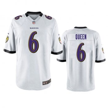 Baltimore Ravens Patrick Queen White Game Jersey