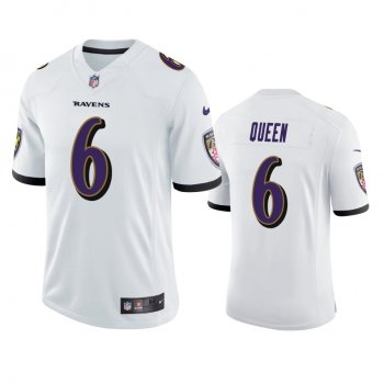 Patrick Queen Baltimore Ravens White Vapor Limited Jersey