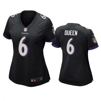 Women's Baltimore Ravens Patrick Queen Black Game Jersey