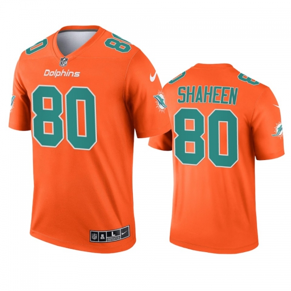 Miami Dolphins Adam Shaheen Orange 2021 Inverted Legend Jersey