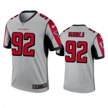 Atlanta Falcons Adetokunbo Ogundeji Silver Inverted Legend Jersey