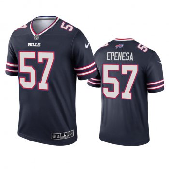 Buffalo Bills A.J. Epenesa Navy 2021 Inverted Legend Jersey