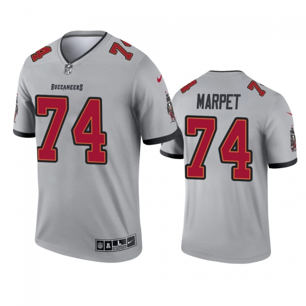 Tampa Bay Buccaneers Ali Marpet Gray 2021 Inverted Legend Jersey