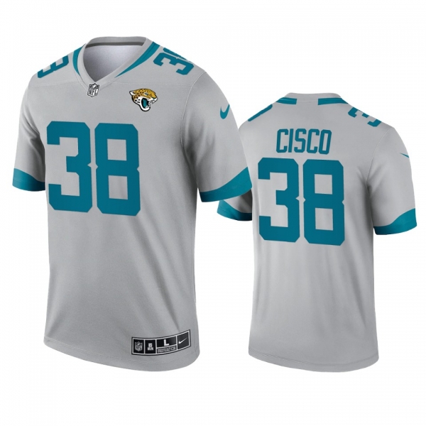 Jacksonville Jaguars Andre Cisco Silver 2021 Inverted Legend Jersey