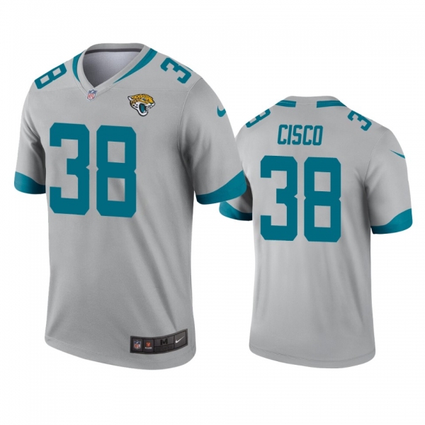 Jacksonville Jaguars Andre Cisco Silver Inverted Legend Jersey