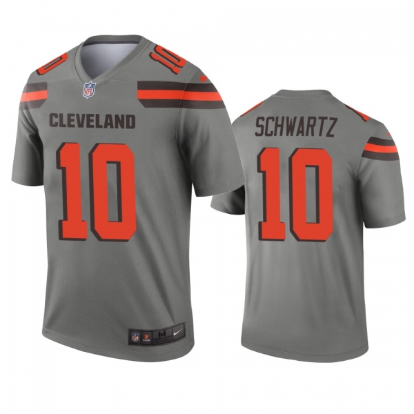 Cleveland Browns Anthony Schwartz Gray Inverted Legend Jersey