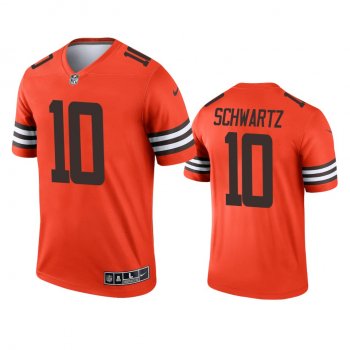 Cleveland Browns Anthony Schwartz Orange Inverted Legend Jersey