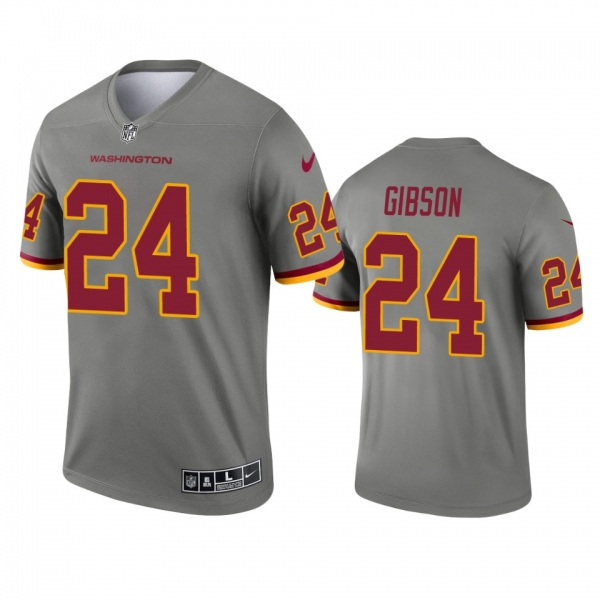 Washington Football Team Antonio Gibson Steel 2021 Inverted Legend Jersey