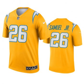 Los Angeles Chargers Asante Samuel Jr. Gold 2021 Inverted Legend Jersey