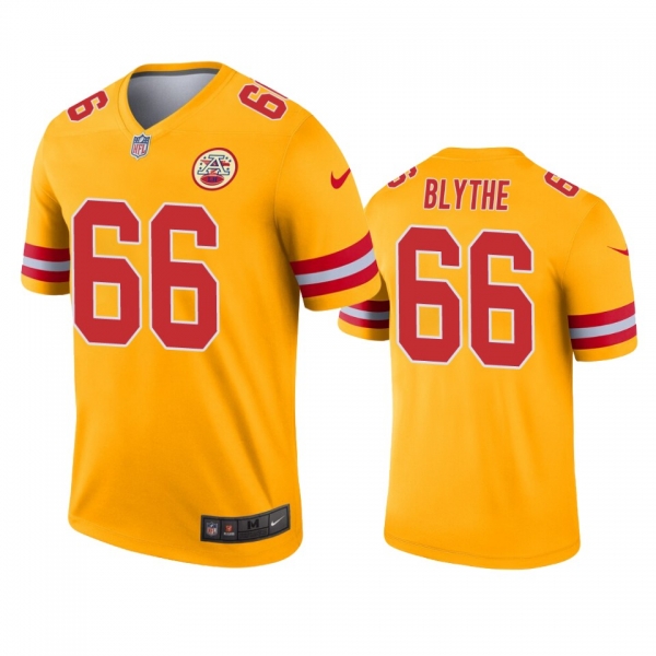 Kansas City Chiefs Austin Blythe Gold Inverted Legend Jersey