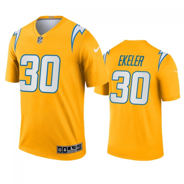 Los Angeles Chargers Austin Ekeler Gold 2021 Inverted Legend Jersey