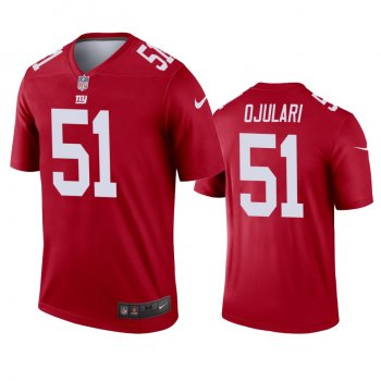 New York Giants Azeez Ojulari Red Inverted Legend Jersey