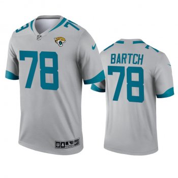 Jacksonville Jaguars Ben Bartch Silver 2021 Inverted Legend Jersey