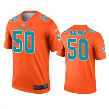 Miami Dolphins Benardrick McKinney Orange Inverted Legend Jersey