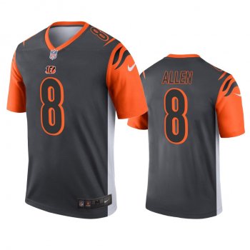 Cincinnati Bengals Brandon Allen Silver Inverted Legend Jersey