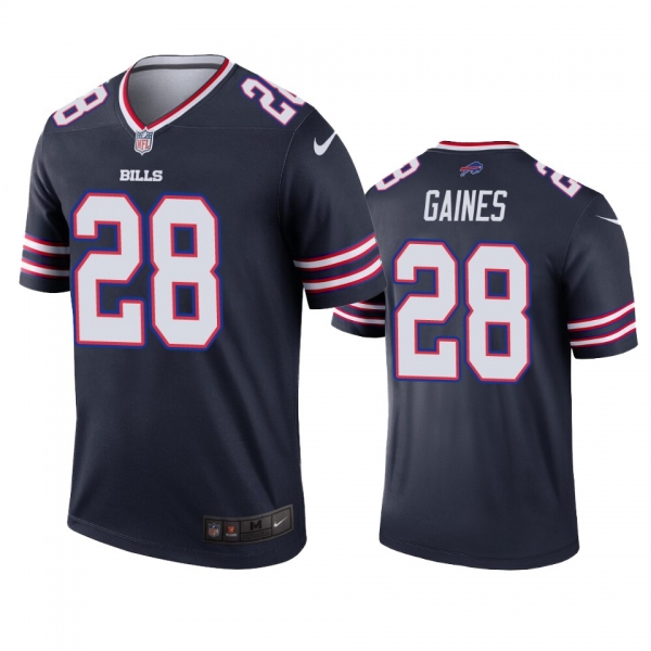 Buffalo Bills E.J. Gaines Navy Inverted Legend Jersey