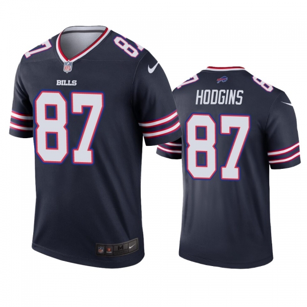 Buffalo Bills Isaiah Hodgins Navy Inverted Legend Jersey