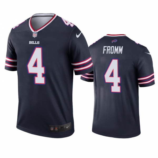 Buffalo Bills Jake Fromm Navy Inverted Legend Jersey