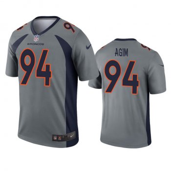 Denver Broncos McTelvin Agim Gray Inverted Legend Jersey