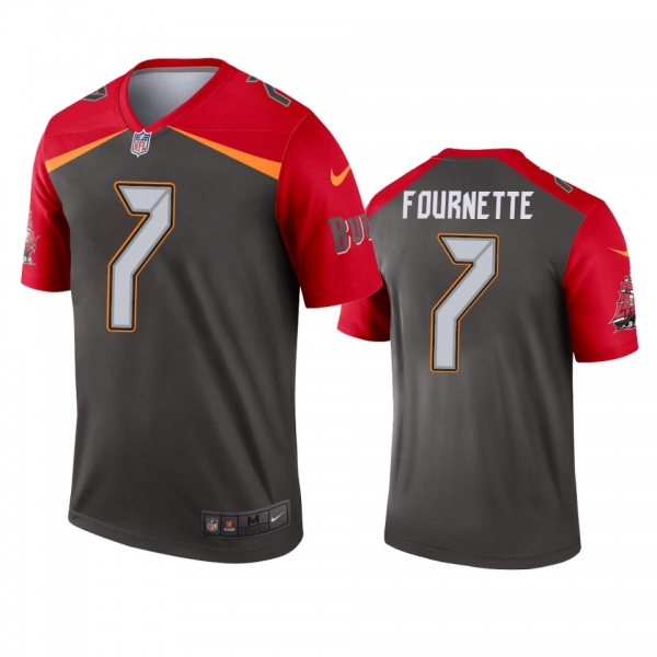 Tampa Bay Buccaneers Leonard Fournette Pewter Inverted Legend Jersey