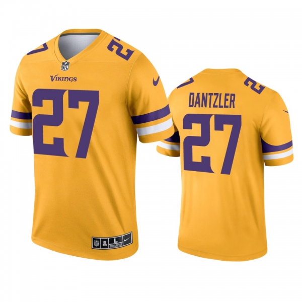 Minnesota Vikings Cameron Dantzler Gold 2021 Inverted Legend Jersey