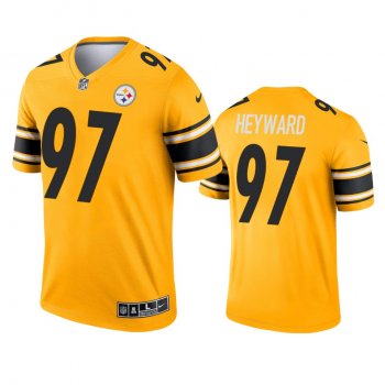 Pittsburgh Steelers Cameron Heyward Gold 2021 Inverted Legend Jersey