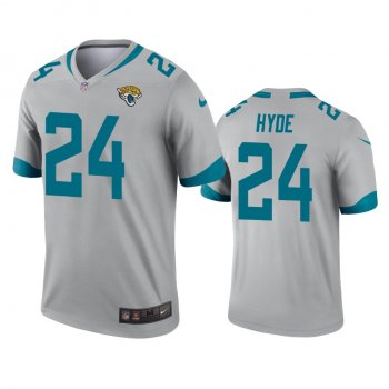 Jacksonville Jaguars Carlos Hyde Silver Inverted Legend Jersey