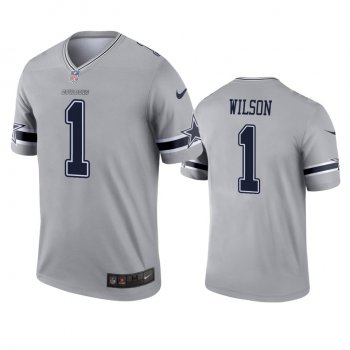 Dallas Cowboys Cedrick Wilson Gray Inverted Legend Jersey