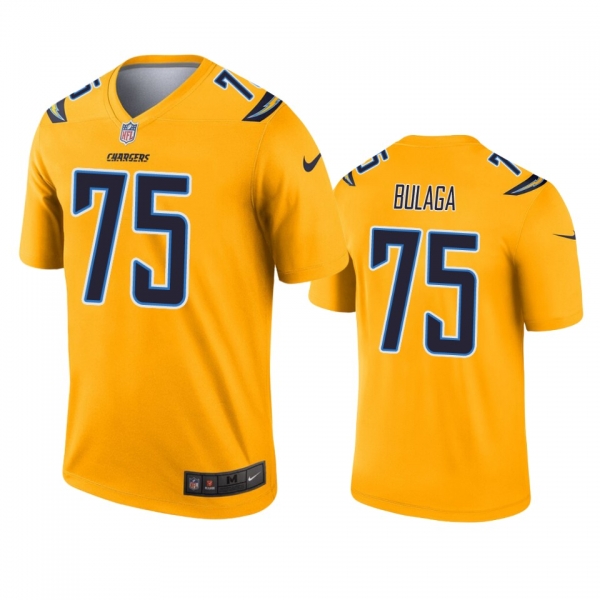 Los Angeles Chargers Bryan Bulaga Gold Inverted Legend Jersey