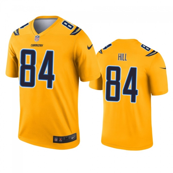 Los Angeles Chargers K.J. Hill Gold Inverted Legend Jersey