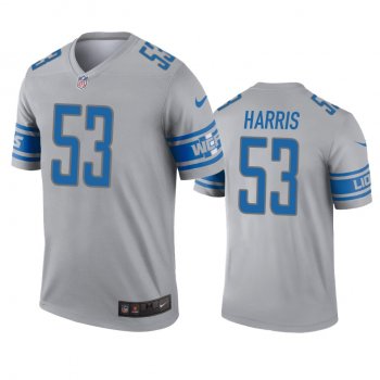 Detroit Lions Charles Harris Gray Inverted Legend Jersey