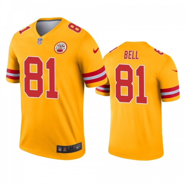 Kansas City Chiefs Blake Bell Gold Inverted Legend Jersey