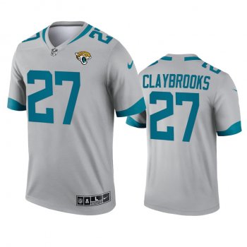 Jacksonville Jaguars Chris Claybrooks Silver 2021 Inverted Legend Jersey