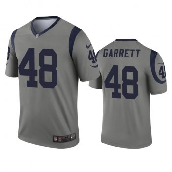 Los Angeles Rams Chris Garrett Gray Inverted Legend Jersey