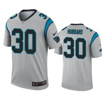 Carolina Panthers Chuba Hubbard Silver Inverted Legend Jersey