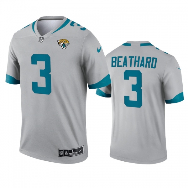 Jacksonville Jaguars C.J. Beathard Silver 2021 Inverted Legend Jersey