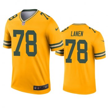 Green Bay Packers Cole Van Lanen Gold Inverted Legend Jersey