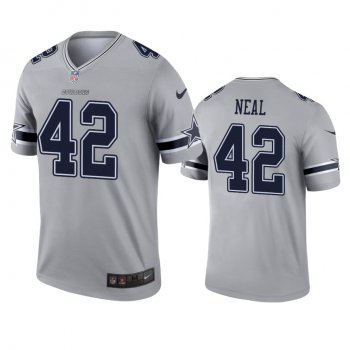 Dallas Cowboys Keanu Neal Gray Inverted Legend Jersey